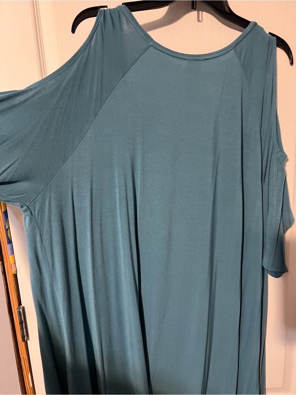 Terra & Sky Teal Short Sleeve Scoop Neck Top - Picture 3 of 3